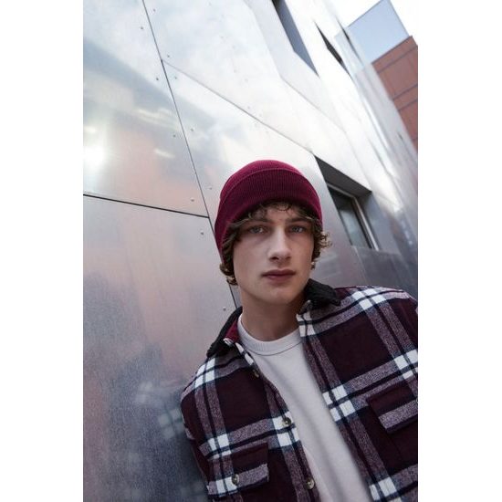 KLASICKÁ ZIMNÍ ČEPICE CUFFED RECYCLED - PLETENÉ ČEPICE - KŠILTOVKY A ČEPICE