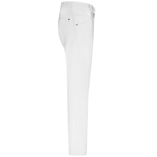 PANTALONI DE LUCRU ALBI PENTRU BĂRBAȚI JN3002 - PANTALONI MEDICALI - HAINE DE LUCRU