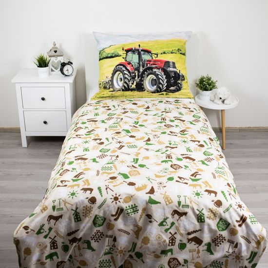 POVLEČENÍ TRAKTOR - DĚTSKÁ POVLEČENÍ - DOMÁCNOST