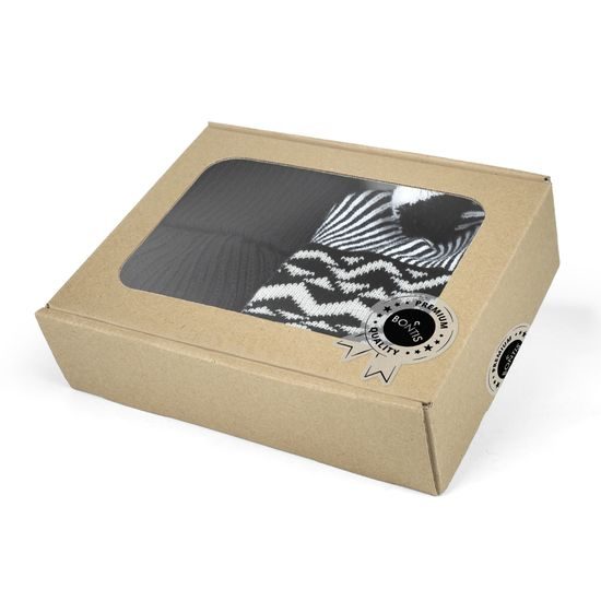 DARČEKOVÉ BALENIE: BUDAJKA BONTIS S PLETENÝM NÁKRČNÍKOM - ZMIJOVKY BONTIS - ŠILTOVKY A ČIAPKY