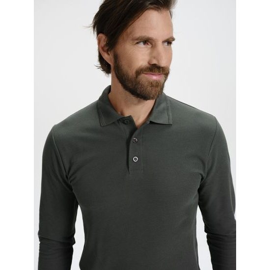 HERREN LANGARM POLO-SHIRT PIQUE POLO LS - LANGARM POLO-SHIRTS - KLEIDUNG