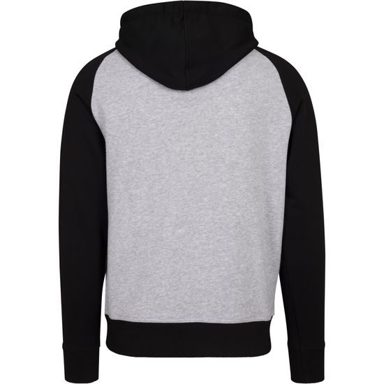 HERREN-ZWEIFARBEN-SWEATSHIRT MIT KAPUZE - SWEATSHIRTS OHNE REISSVERSCHLUSS - KLEIDUNG