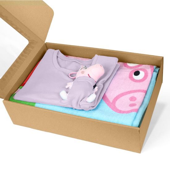 AJÁNDÉKCSOMAG: PEPPA MALAC - RUHÁZAT JÁTÉKKAL - GYERMEKRUHÁZAT