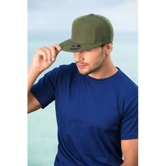 UNISEX CAP 5P RAP - MIT GERADEM SCHIRM - CAPS UND MÜTZEN