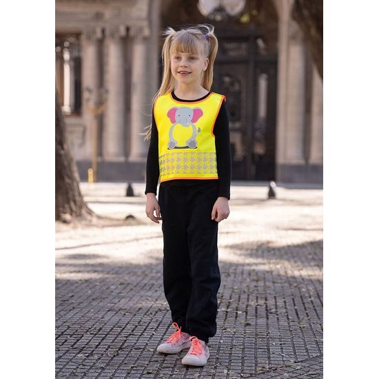 KINDER WARNWESTE MIT TIERMOTIVEN - ARBEITSKLEIDUNG FÜR KINDER - KINDER KLEIDUNG