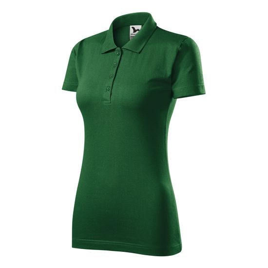 DAMEN POLO-SHIRT SINGLE J. - KURZARM POLO-SHIRTS - KLEIDUNG