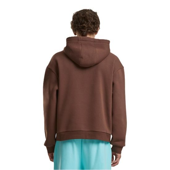 HEBKÁ PÁNSKÁ MIKINA PŘES HLAVU FLUFFY - MIKINY PŘES HLAVU - OBLEČENÍ