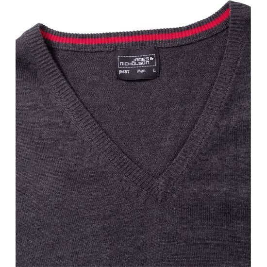 HERREN-STRICKWESTE JN657 - PULLOVER OHNE VERSCHLUSS - KLEIDUNG