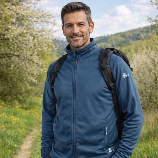 HANORAC DE BĂRBAȚI CU FERMOAR TORONTO - HANORACE SPORT CU FERMOAR - ECHIPAMENT SPORTIV