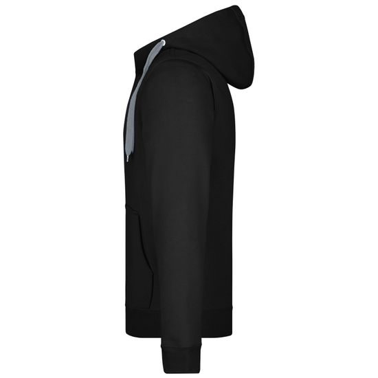 HANORAC DE BĂRBAȚI DIN DOUĂ CULORI JN355 - HANORACE CU FERMOAR - ÎMBRĂCĂMINTE