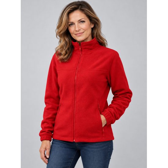 DÁMSKÁ FLEECOVÁ MIKINA JACKET - FLEECOVÉ MIKINY - OBLEČENÍ