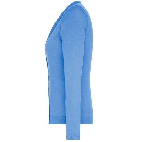 DAMEN-BAUMWOLLPULLOVER JN660 - PULLOVER MIT V-AUSSCHNITT - KLEIDUNG