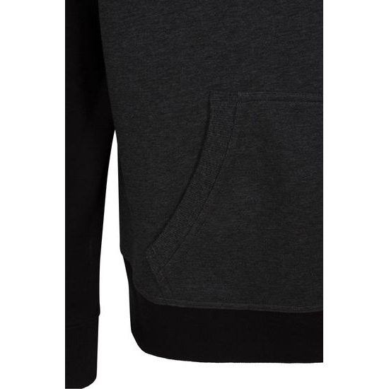 HERREN-ZWEIFARBEN-SWEATSHIRT MIT KAPUZE - SWEATSHIRTS OHNE REISSVERSCHLUSS - KLEIDUNG