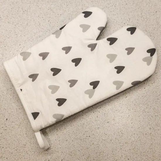 KÜCHENHANDSCHUHE HERZCHEN - 2 STÜCK - KÜCHENHANDSCHUHE - HAUSHALT