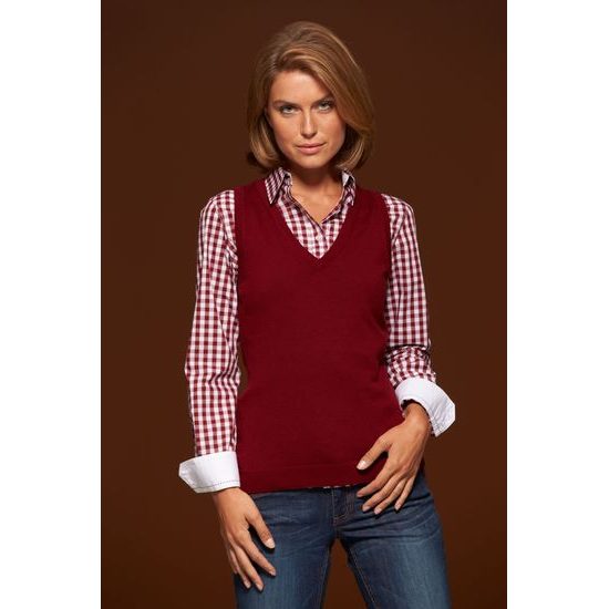 PULOVER FĂRĂ MÂNECI PENTRU FEMEI JN656 - PULOVERE ÎN V - ÎMBRĂCĂMINTE
