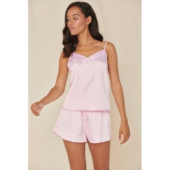 SET DE PIJAMA DIN SATIN PENTRU FEMEI - PIJAMALE - ÎMBRĂCĂMINTE