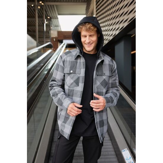 ZATEPLENÁ PRACOVNÍ KOŠILE S KAPUCÍ JN1872 - PRACOVNÍ ODĚVY