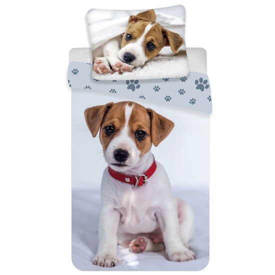 BETTWÄSCHE SET HUND - BEDRUCKTE BETTWÄSCHE - HAUSHALT