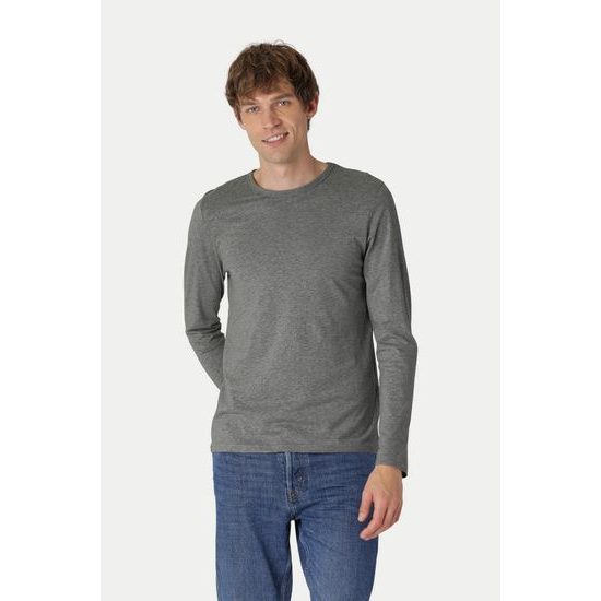 TRICOU CU MÂNECĂ LUNGĂ PENTRU BĂRBAȚI DIN BUMBAC ORGANIC FAIRTRADE - TRICOURI CU MÂNECĂ LUNGĂ - ÎMBRĂCĂMINTE