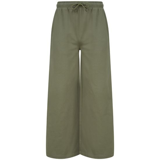 DÁMSKÉ TEPLÁKY S ŠIROKÝMI NOHAVICEMI - TEPLÁKY - OBLEČENÍ