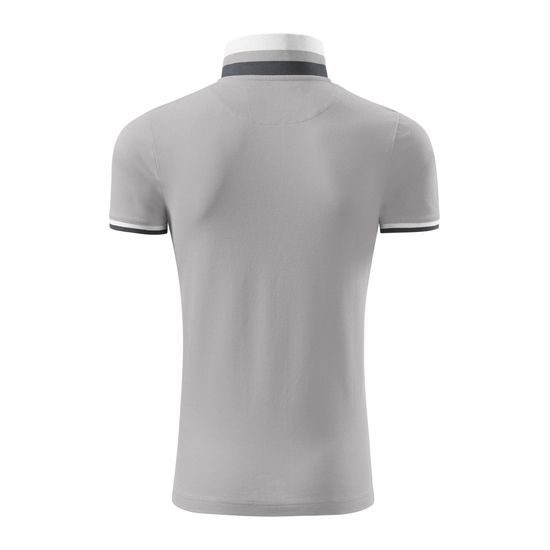 HERREN POLO-SHIRT COLLAR UP - KURZARM POLO-SHIRTS - KLEIDUNG