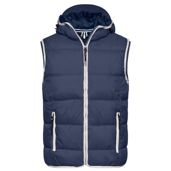 VESTA CU GLUGĂ DE BĂRBAȚI JN1076 - VESTE OUTDOOR - ECHIPAMENT SPORTIV