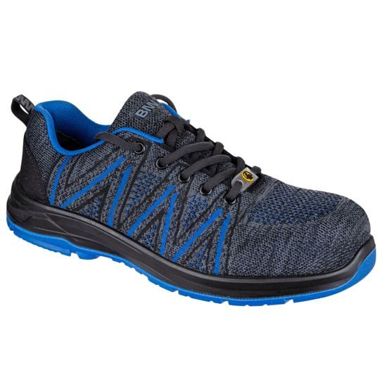 PRACOVNÍ POLOBOTKY KNITTER S1 ESD 4WIDE - NÍZKÁ OBUV - OBUV