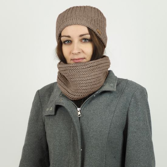DAMEN LANGE WINTER BEANIE MIT FLEECE - STRICKMÜTZEN - ACCESSOIRES