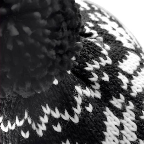 CĂCIULĂ DE IARNĂ CU POMPON ȘI MOTIV FAIR ISLE SNOWSTAR - FESURI CU POMPON - ACCESORII