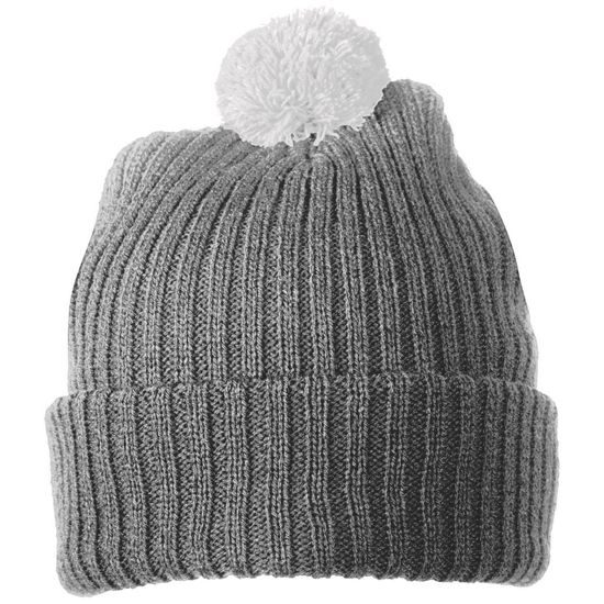 GESTRICKTE DAMENMÜTZE MIT BOMMEL MB7540 - BOMMELMÜTZEN - CAPS UND MÜTZEN