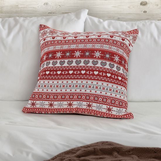 OBLIEČKA NA VANKÚŠIK SO ZIMNÝMI MOTÍVMI - OBLIEČKY NA VANKÚŠE - DOMÁCNOSŤ