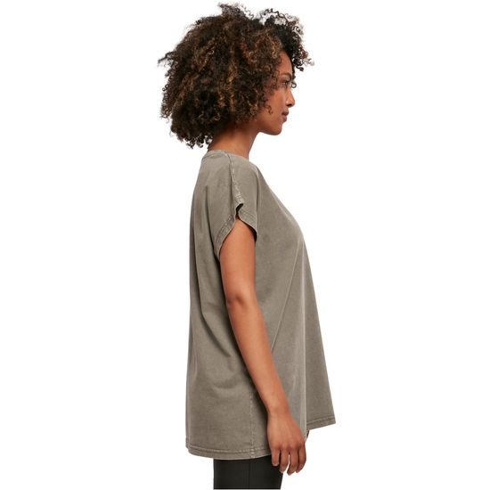 TRICOU LEJER PENTRU FEMEI ACID WASHED - TRICOURI CU MÂNECĂ SCURTĂ - ÎMBRĂCĂMINTE