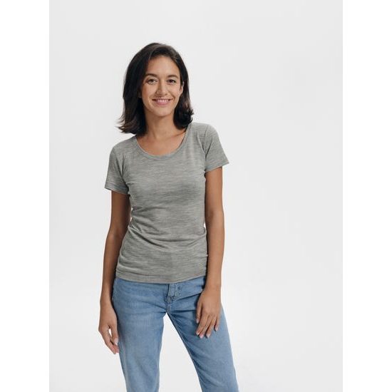 DAMEN T-SHIRT MERINO RISE - KURZARM-T-SHIRTS - KLEIDUNG
