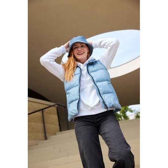 DÁMSKÁ PROŠÍVANÁ VESTA JN1375 - PROŠÍVANÉ VESTY - OBLEČENÍ