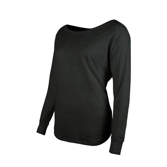 PREDĹŽENÉ DÁMSKE TRIČKO S DLHÝMI RUKÁVMI - TRIČKÁ S DLHÝM RUKÁVOM - OBLEČENIE