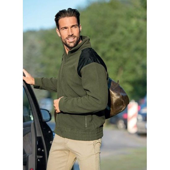 FLEECE FELSŐ JACKET HI-Q - FLEECE PULÓVEREK - RUHÁZAT