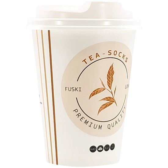 ȘOSETE ÎN PAHAR CU MOTIV DE CEAI - ȘOSETE CLASICE - ÎNCĂLŢĂMINTE