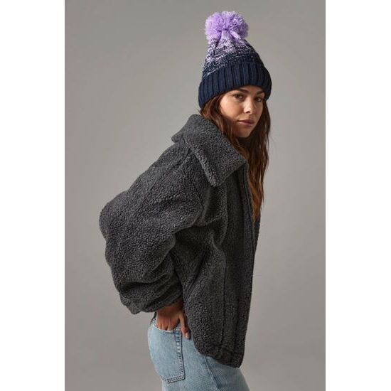 STRICKMÜTZE MIT BOMMEL OMBRÉ - BOMMELMÜTZEN - CAPS UND MÜTZEN