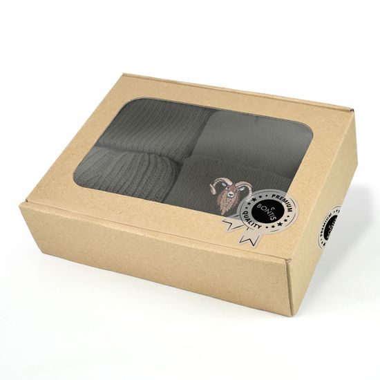 DÁRKOVÉ BALENÍ: ČEPICE S VÝŠIVKOU PRO MYSLIVCE A PLETENÝ NÁKRČNÍK - ČEPICE - KŠILTOVKY A ČEPICE