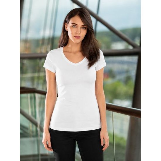 TRICOU FEMEI FIT V-NECK - TRICOURI CU MÂNECĂ SCURTĂ - ÎMBRĂCĂMINTE