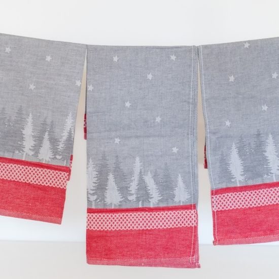 UTĚRKA EGYPT SE ZIMNÍM MOTIVEM - 3 KS - KUCHYŇSKÉ UTĚRKY - DOMÁCNOST