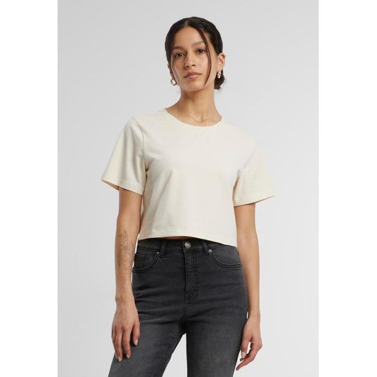 DAMEN CROP-TOP MIT KURZEN ÄRMELN - CROP-TOPS - KLEIDUNG
