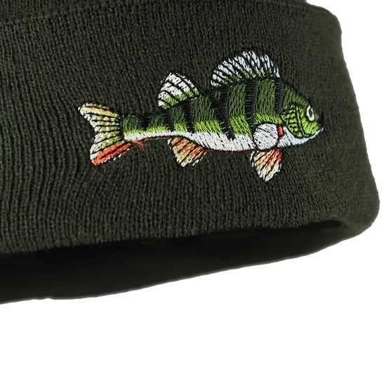 DÁRKOVÉ BALENÍ: ČEPICE S VÝŠIVKOU PRO RYBÁŘE A PLETENÝ NÁKRČNÍK - ČEPICE - KŠILTOVKY A ČEPICE