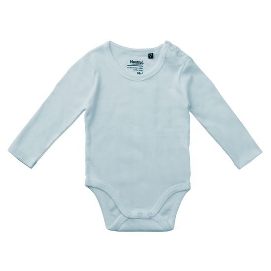 DĚTSKÉ BODY S DLOUHÝM RUKÁVEM Z ORGANICKÉ FAIRTRADE BAVLNY - KOJENECKÉ ZBOŽÍ - DĚTSKÉ OBLEČENÍ