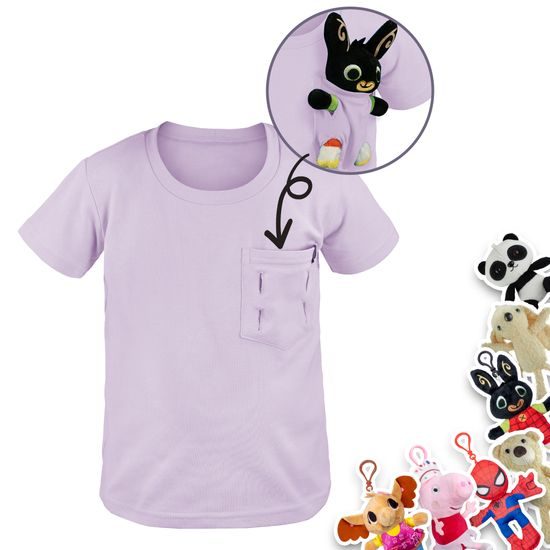 TRICOU CU BUZUNAR PENTRU JUCĂRIE - ÎMBRĂCĂMINTE CU JUCĂRIE - ÎMBRĂCĂMINTE PENTRU COPII