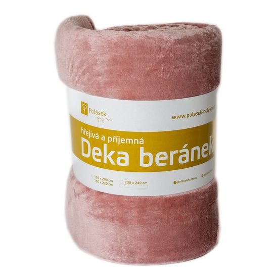 MIKROFLANELOVÁ DEKA S BERÁNKEM - DEKY - DOMÁCNOST