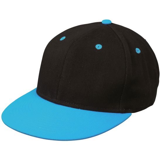 KÉTSZÍNŰ FLATPEAK SAPKA MB6581 - EGYENES SILTTEL - BASEBALL SAPKÁK ÉS SAPKÁK