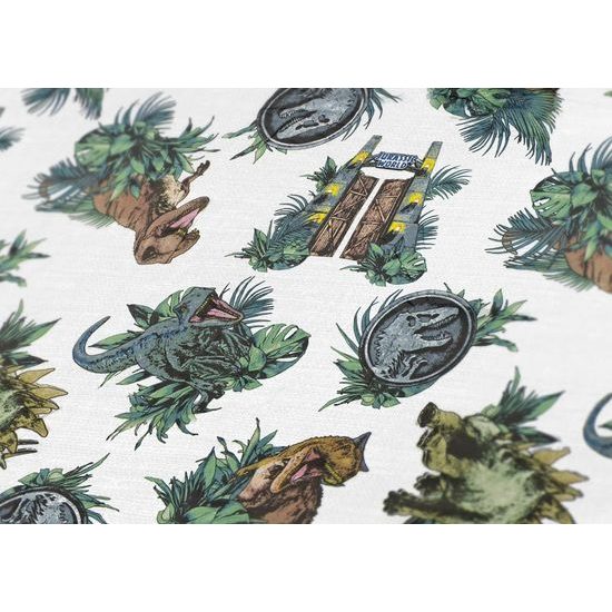 PROSTĚRADLO S MOTIVEM JURSKÝ SVĚT - PROSTĚRADLA - DOMÁCNOST