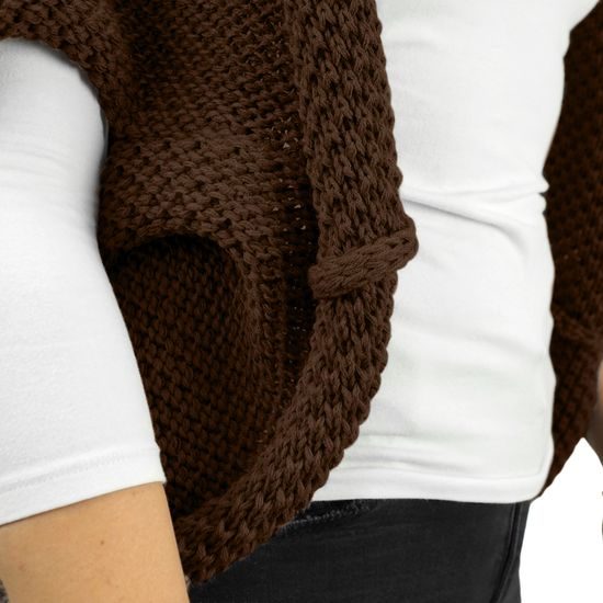 PLETENÝ KARDIGAN S VARIABILNÍ DÉLKOU - SVETRY - OBLEČENÍ