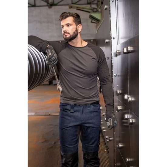 TRICOU CU MĂNECĂ LUNGĂ PENTRU BĂRBAȚI STREET LS - TRICOURI CU MÂNECĂ LUNGĂ - ÎMBRĂCĂMINTE